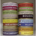 Lot de 8 conserves variées